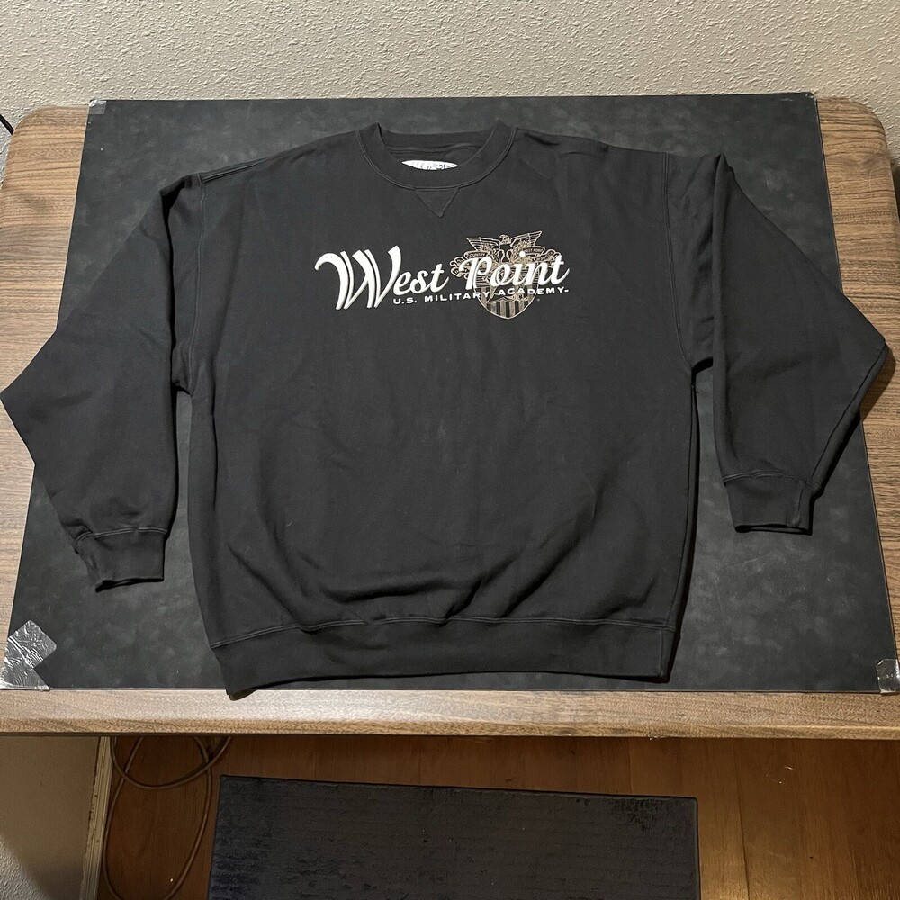 West Point USMA Sweatshirt Military Academy Vintage 80s USA Union Made Crewneck